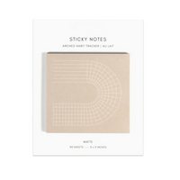 Arched Habit Tracker Sticky Notes