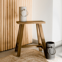 Big Ring Raw Handmade Ceramic Vase