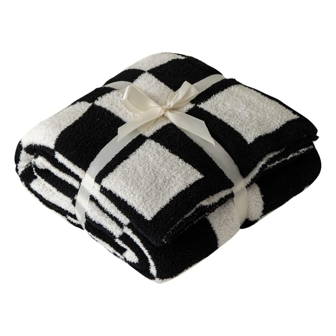 Buffalo Checkerboard Throw, Black