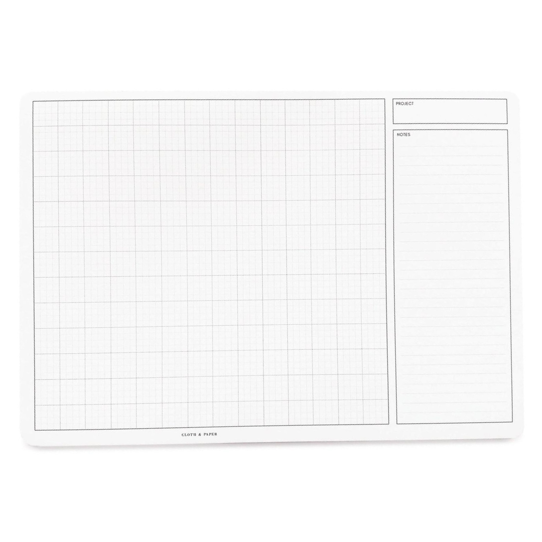 Engineering Grid Desk Pad