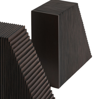 Grooves Book Ends, Set of 2