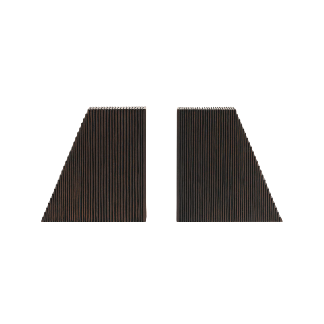 Grooves Book Ends, Set of 2