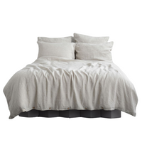 Melange Linen Duvet Cover Set
