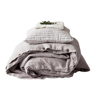 Melange Linen Duvet Cover Set