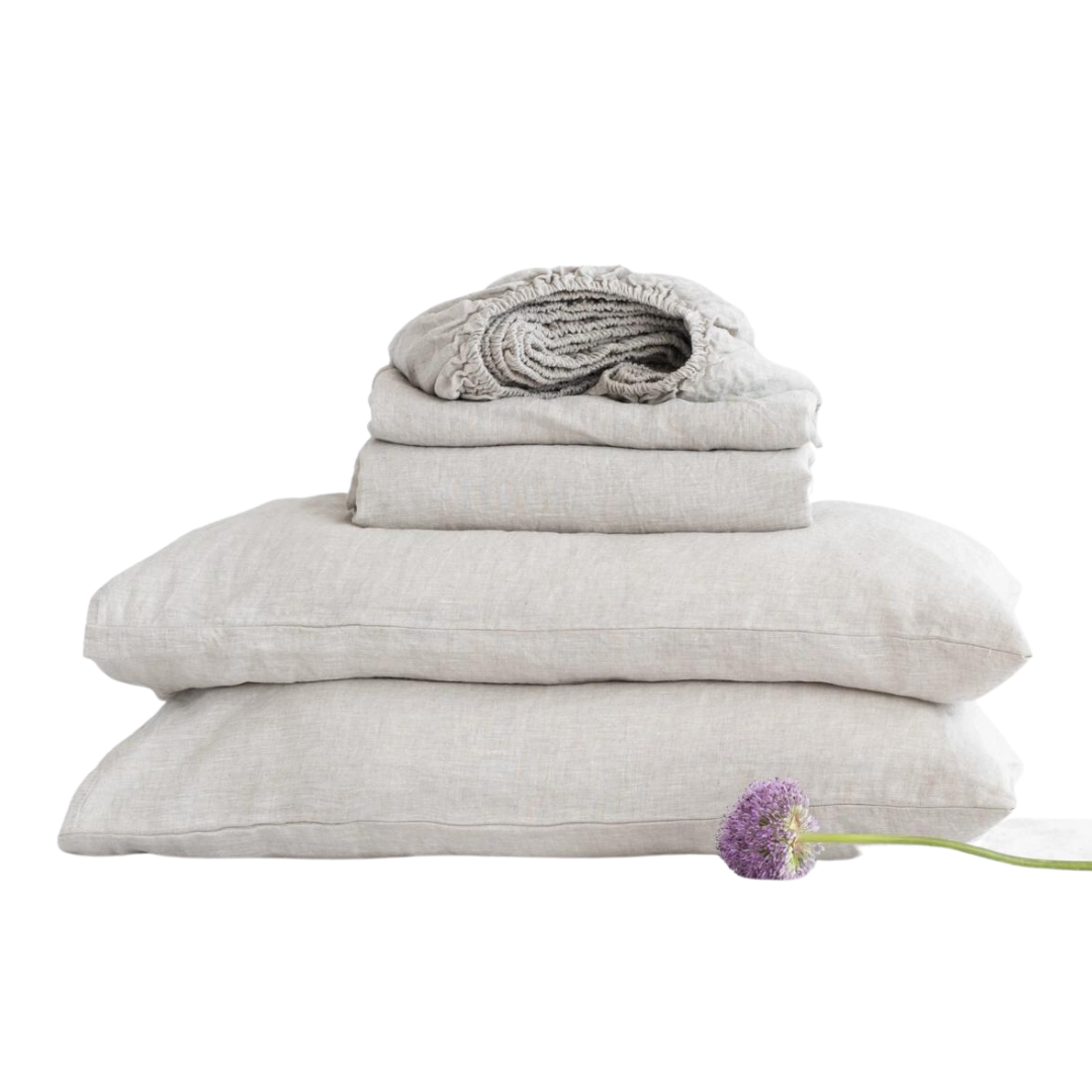 Melange Linen Sheet Set