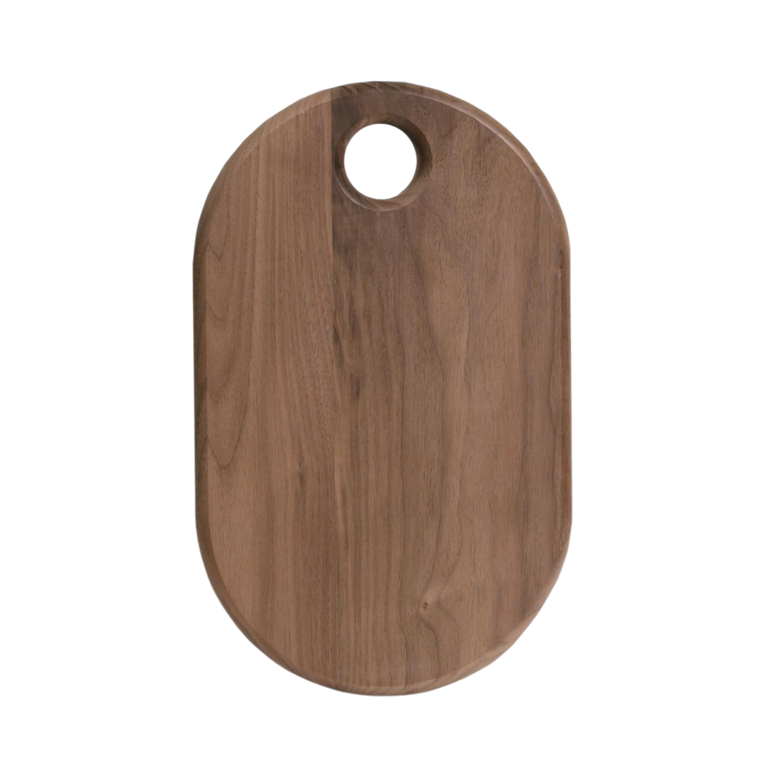 Oval Walnut Cutting Board