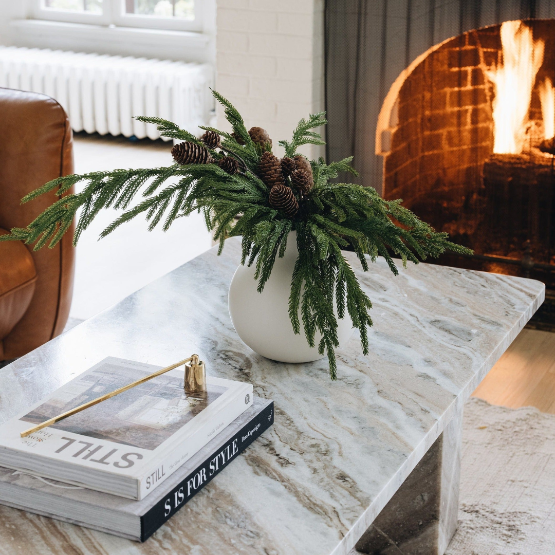 Real Touch Norfolk Pine Branch - 31"