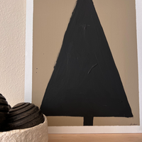 Sapin De Noël Artwork, Black