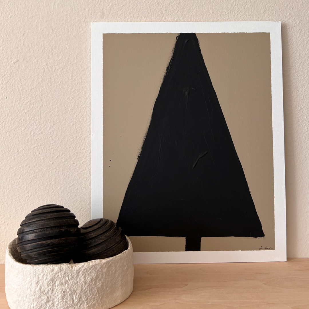 Sapin De Noël Artwork, Black