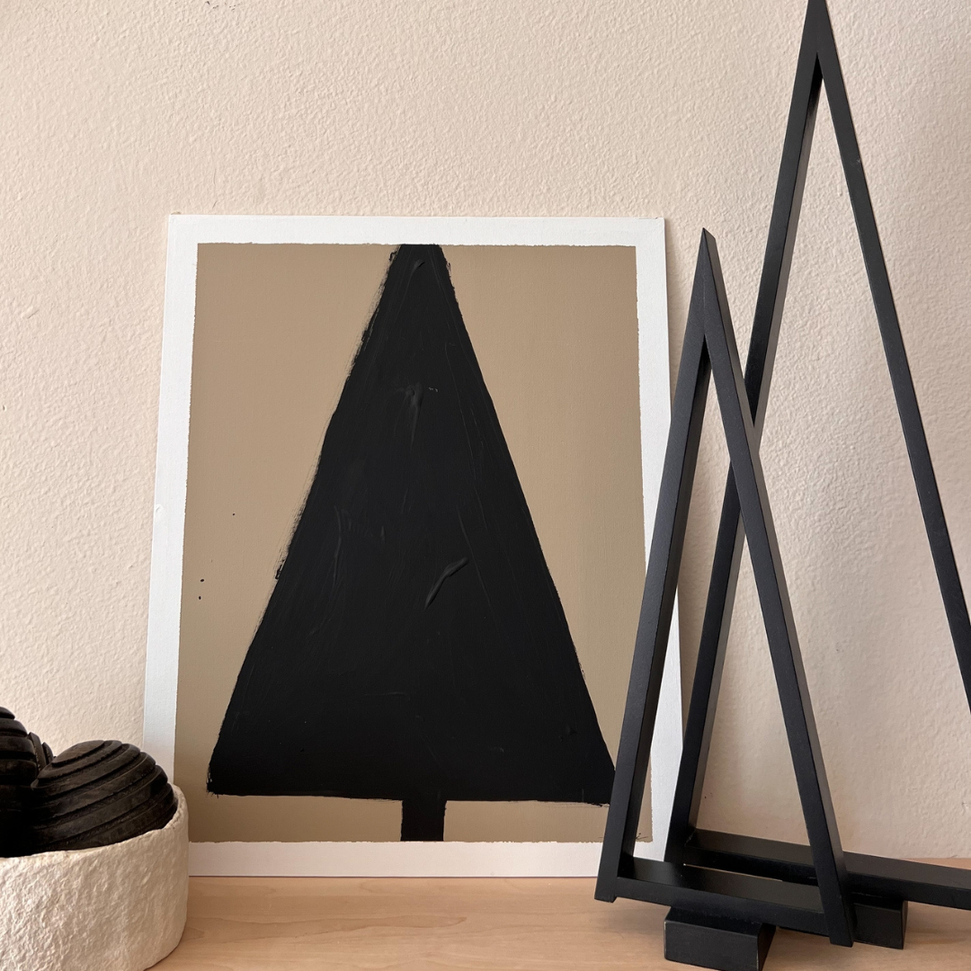 Sapin De Noël Artwork, Black