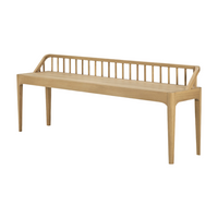 Spindle Bench, Oak