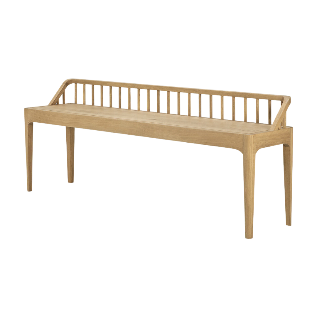 Spindle Bench, Oak