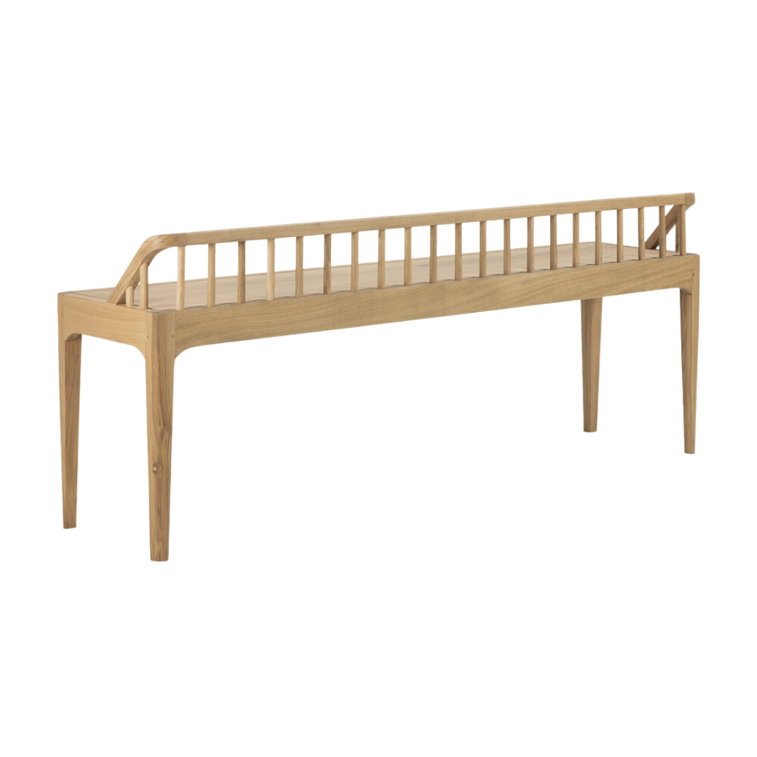 Spindle Bench, Oak