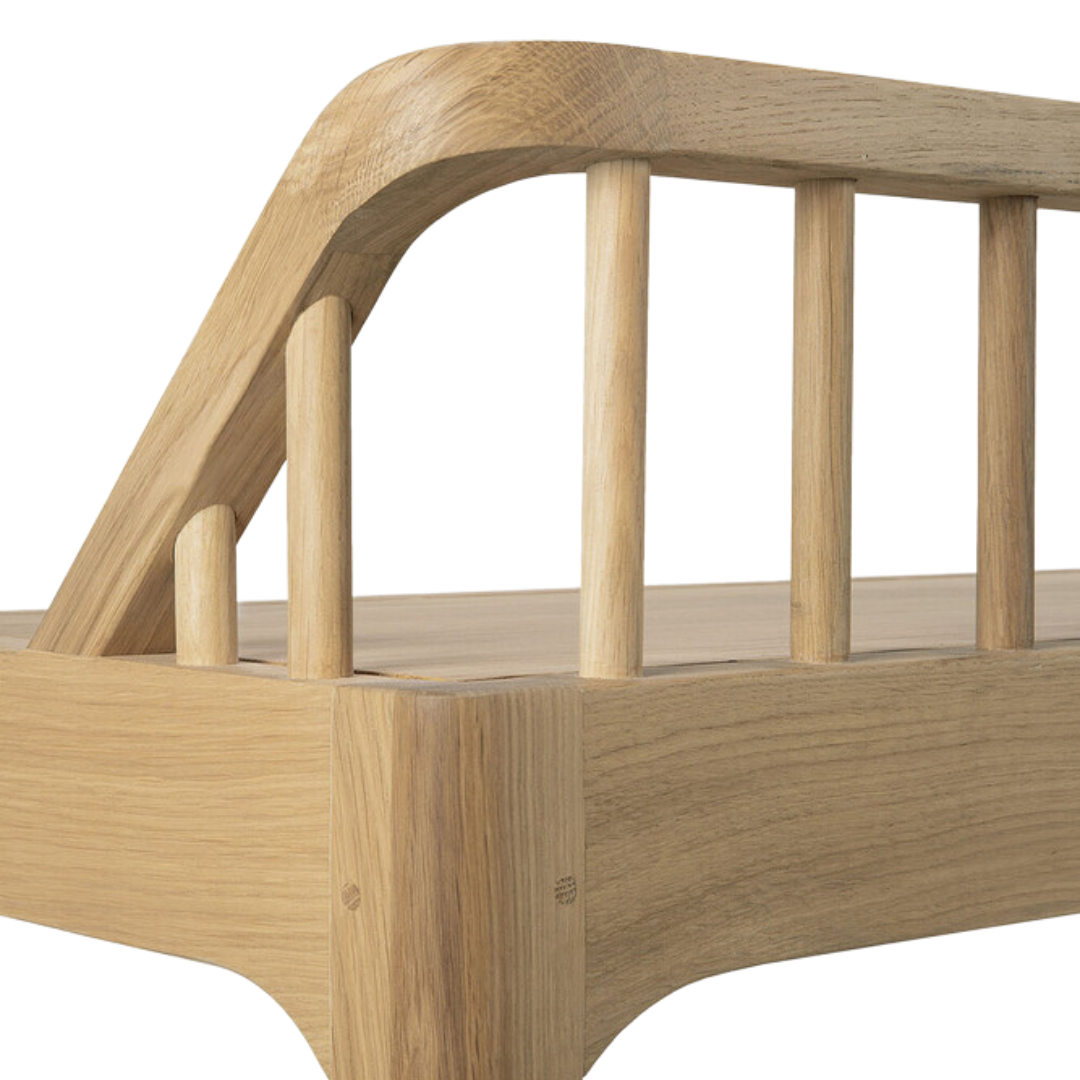 Spindle Bench, Oak