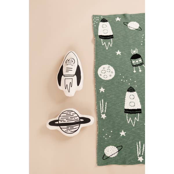 Rocket and Astronaut Pillow
