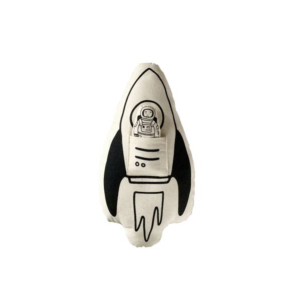 Rocket and Astronaut Pillow