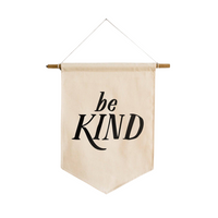Be Kind Canvas Banner