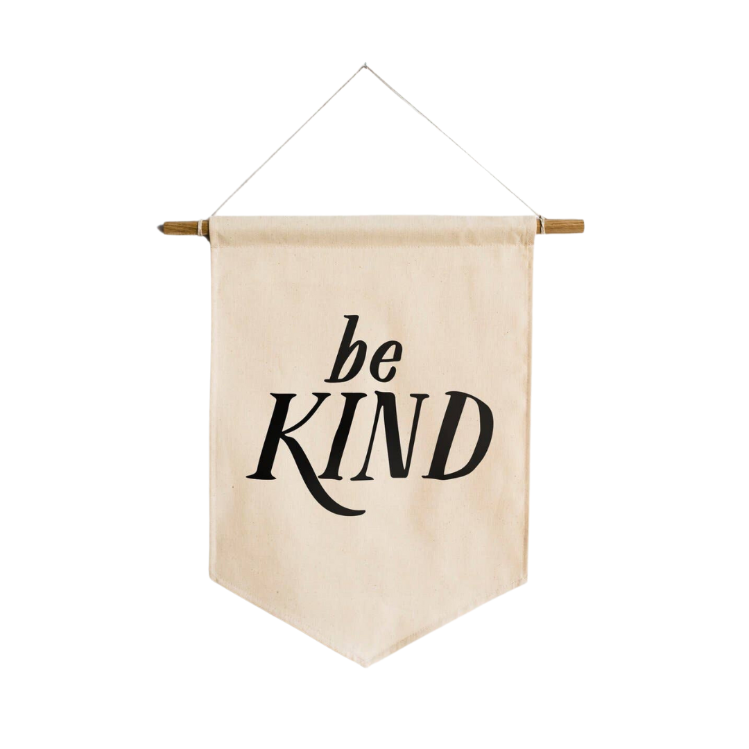 Be Kind Canvas Banner