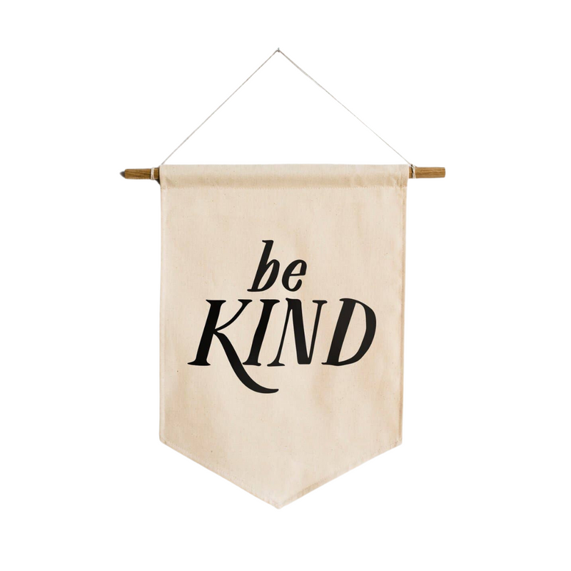 Be Kind Canvas Banner