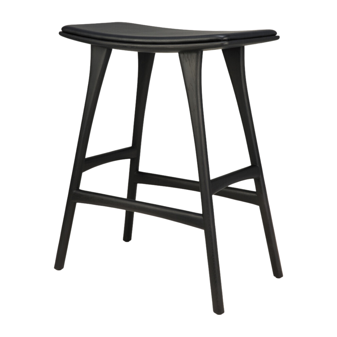 Osso Leather Counter Stool