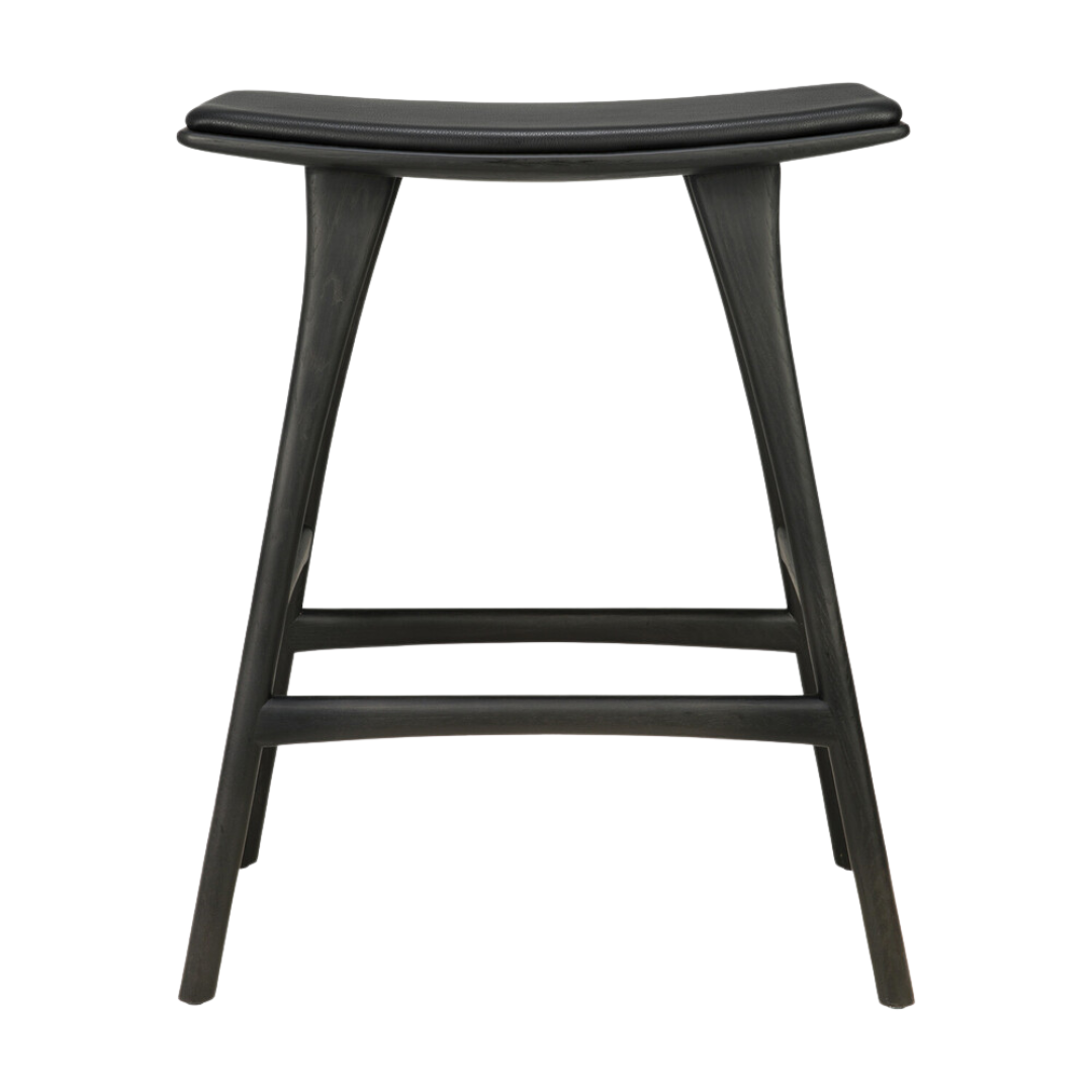 Osso Leather Counter Stool
