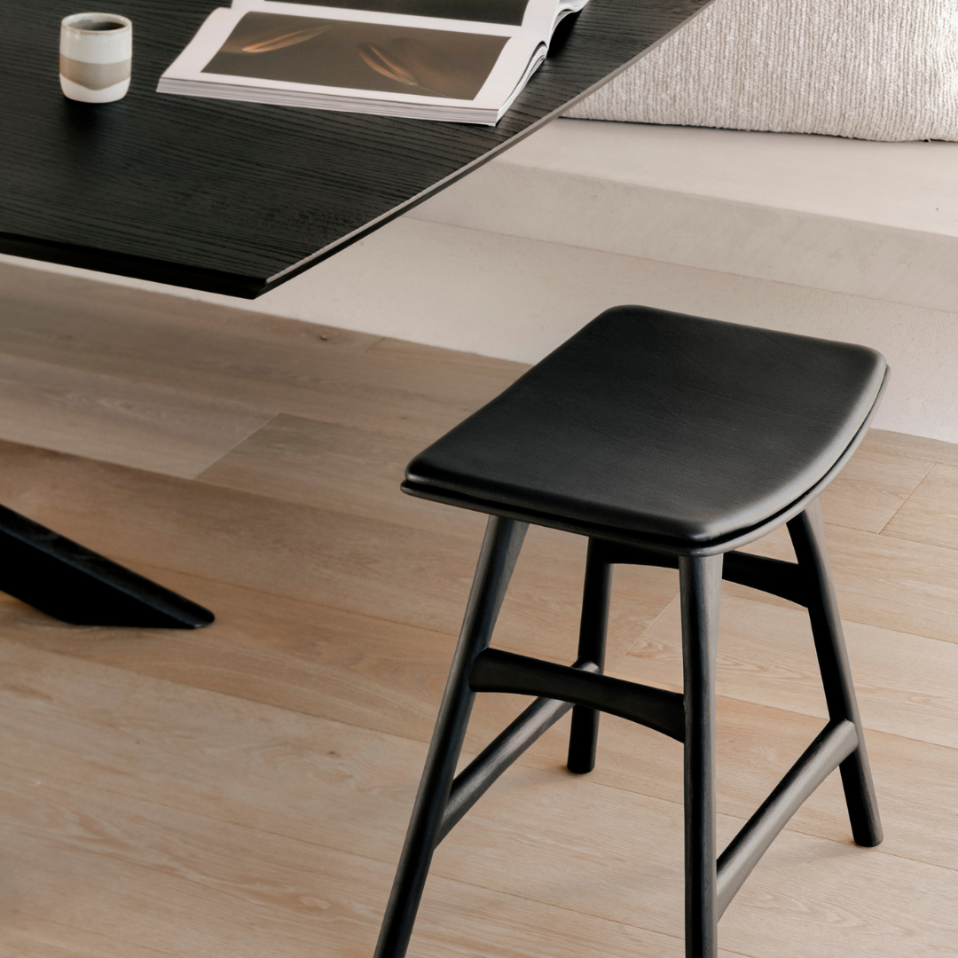 Osso Leather Stool