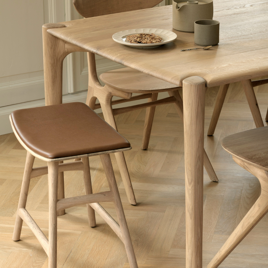 Osso Leather Stool
