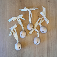 2" Wood Bell Ornaments