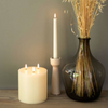 6" Triple Flame Pillar Candle