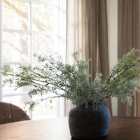 Artificial Seeded Eucalyptus Greenery Branch - 27"