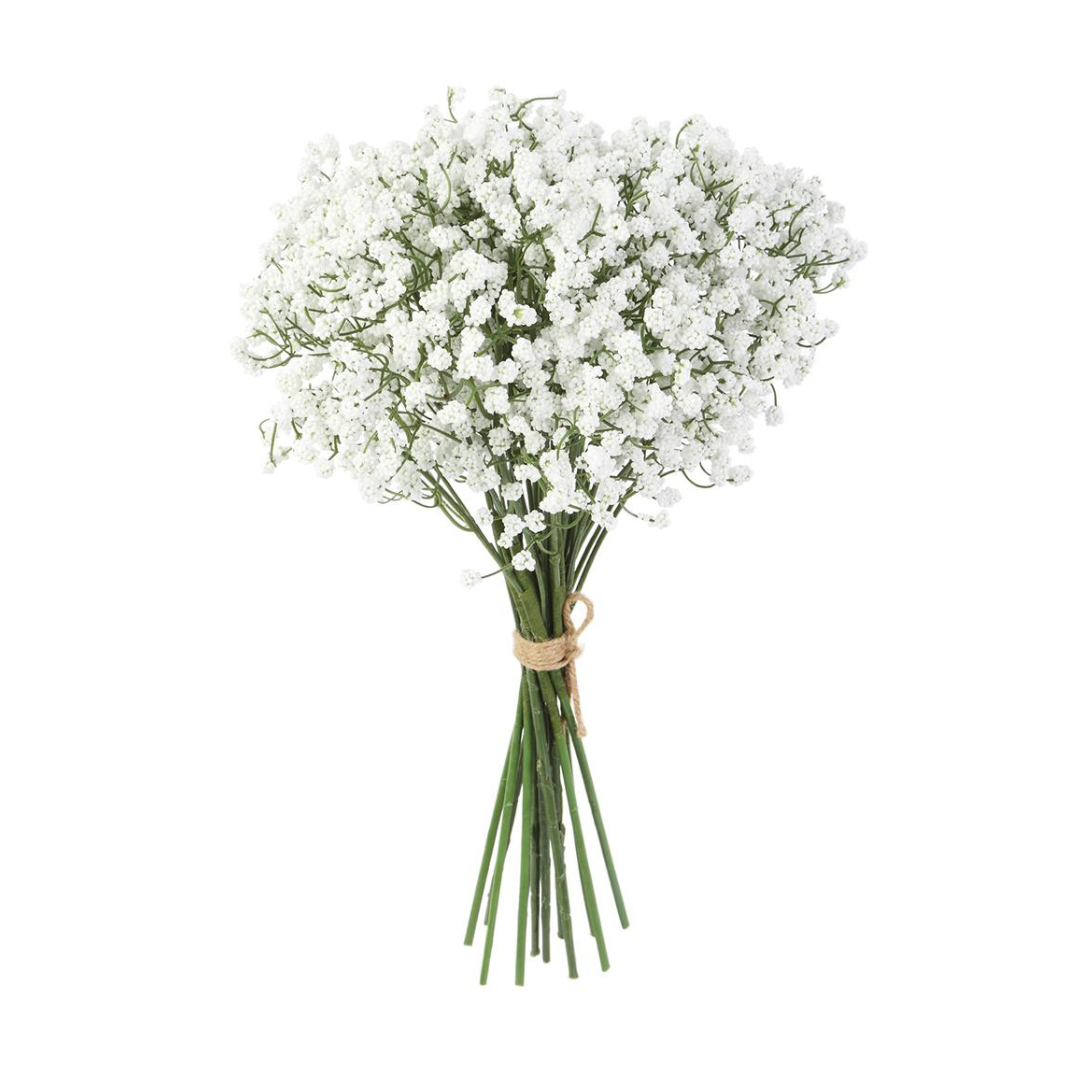 15" White Baby's Breath Bouquet