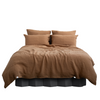 Camel Linen Duvet Cover Set