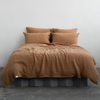 Camel Linen Duvet Cover Set