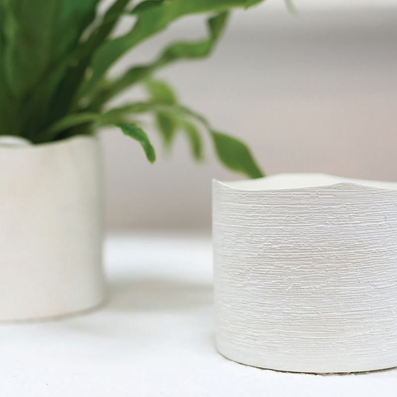 Ceramic White Pots