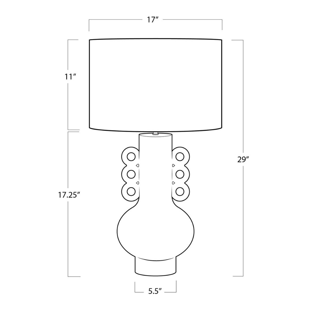 Chandra Metal Table Lamp