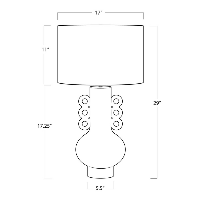Chandra Metal Table Lamp