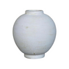 Chios White Round Vase