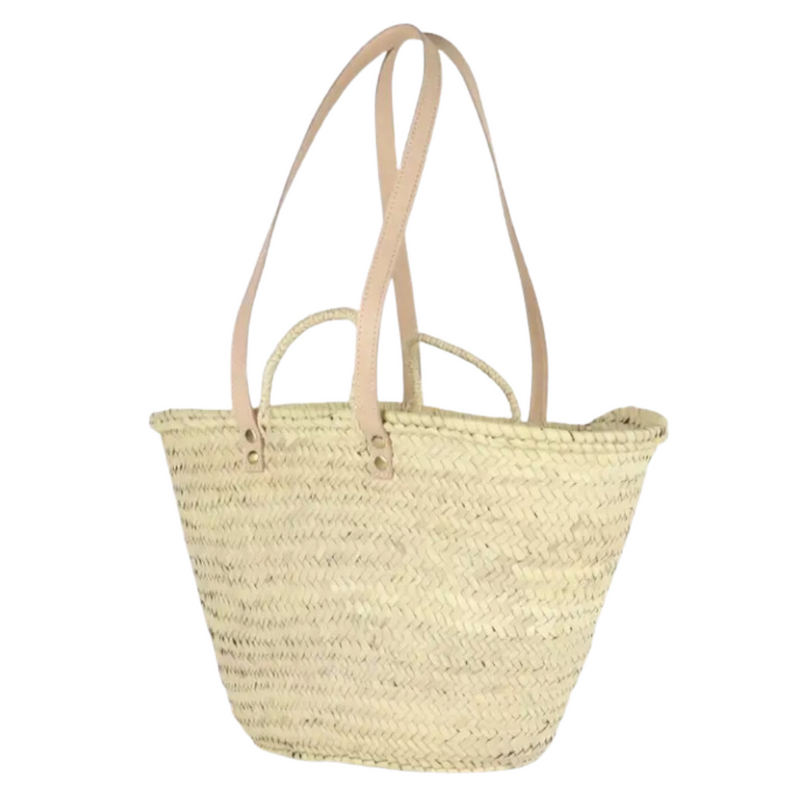Cressida Straw Basket Bag