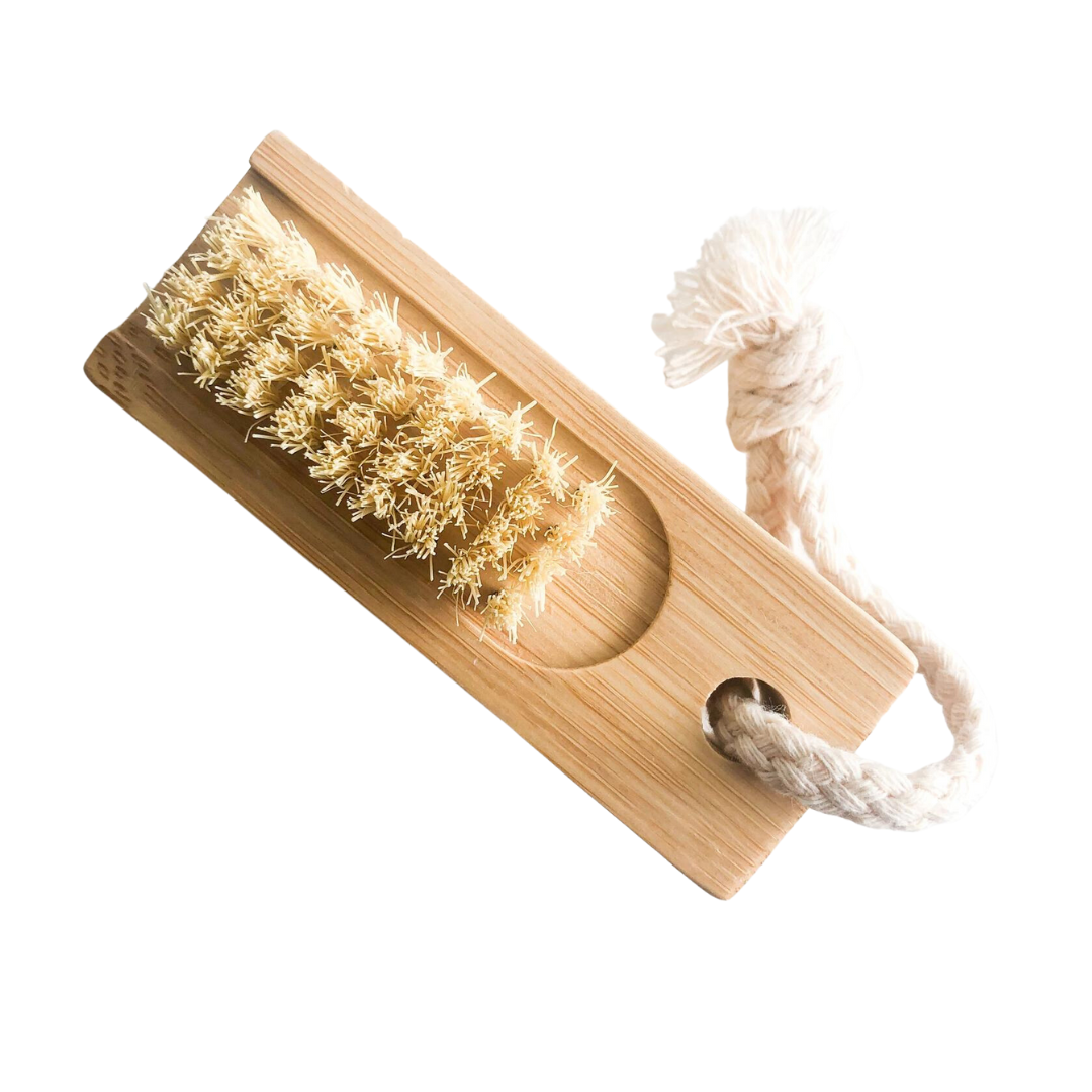 Double Sided Bamboo Nail Brush