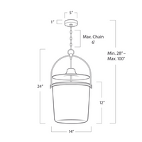 Emerson Bell Jar Pendant Small