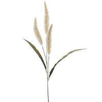 36" Fake Foxtail Fall Grass in Beige
