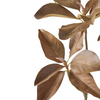 Fall Brown Artificial Magnolia Leaf Branch - 38.5"