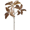 Fall Brown Artificial Magnolia Leaf Branch - 38.5"