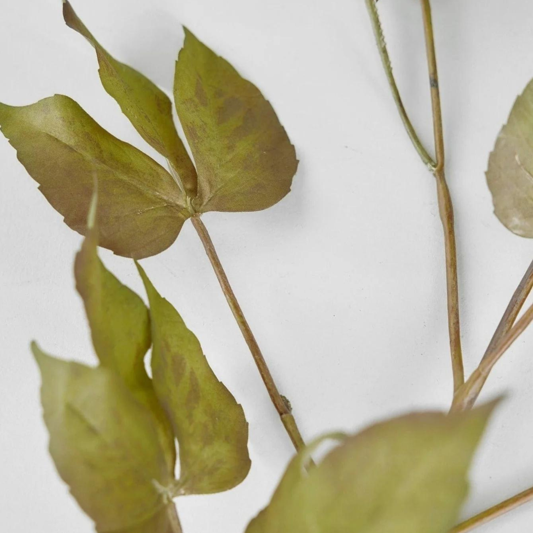 Faux Grape Ivy Branch Green Eggplant - 48"