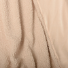 Faux Teddy Fur Throw, Beige