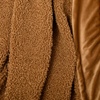 Faux Teddy Fur Throw, Mocha
