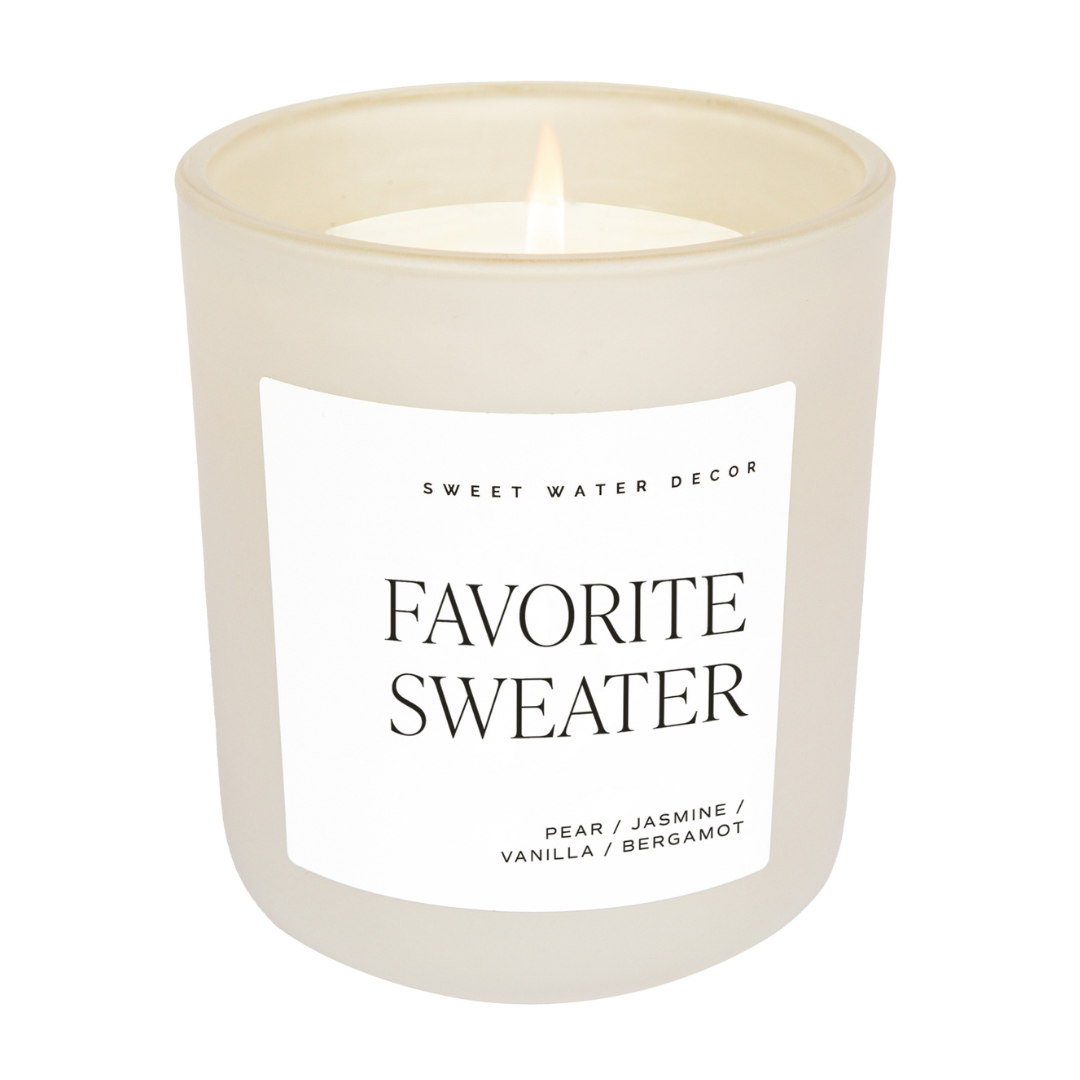 Favorite Sweater Large Soy Candle