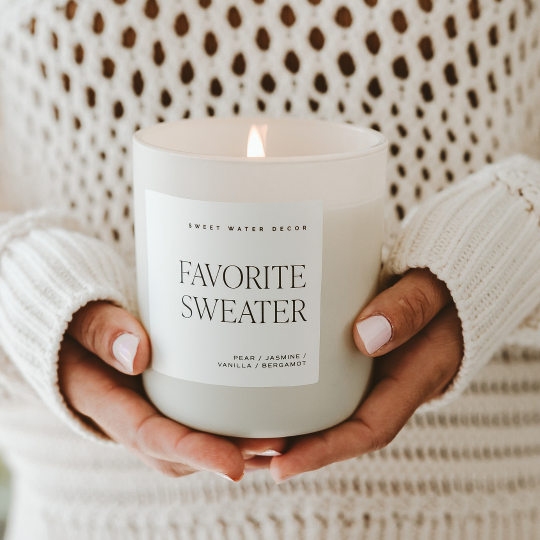 Favorite Sweater Large Soy Candle