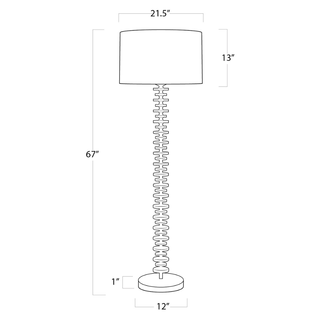 Fishbone Floor Lamp