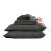 Forest Green Linen Sheet Set
